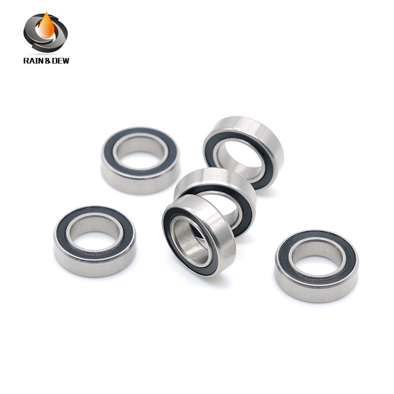 10pcs 607RS 7x19x6 mm Bearing ABEC-7 10PCS Miniature 607 2RS Ball Bearings 607-2RS