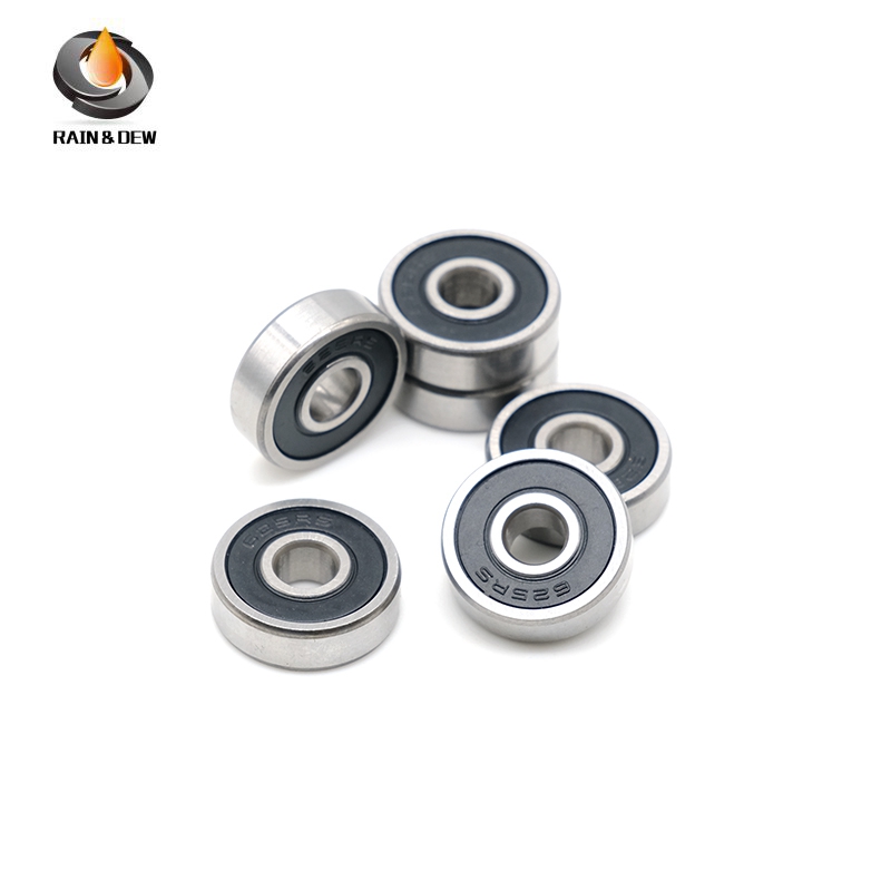 High Quality 10Pcs 625RS Bearing ABEC-7 5*16*5 mm Miniature Sealed 625-2RS Ball Bearings 625 2RS For
