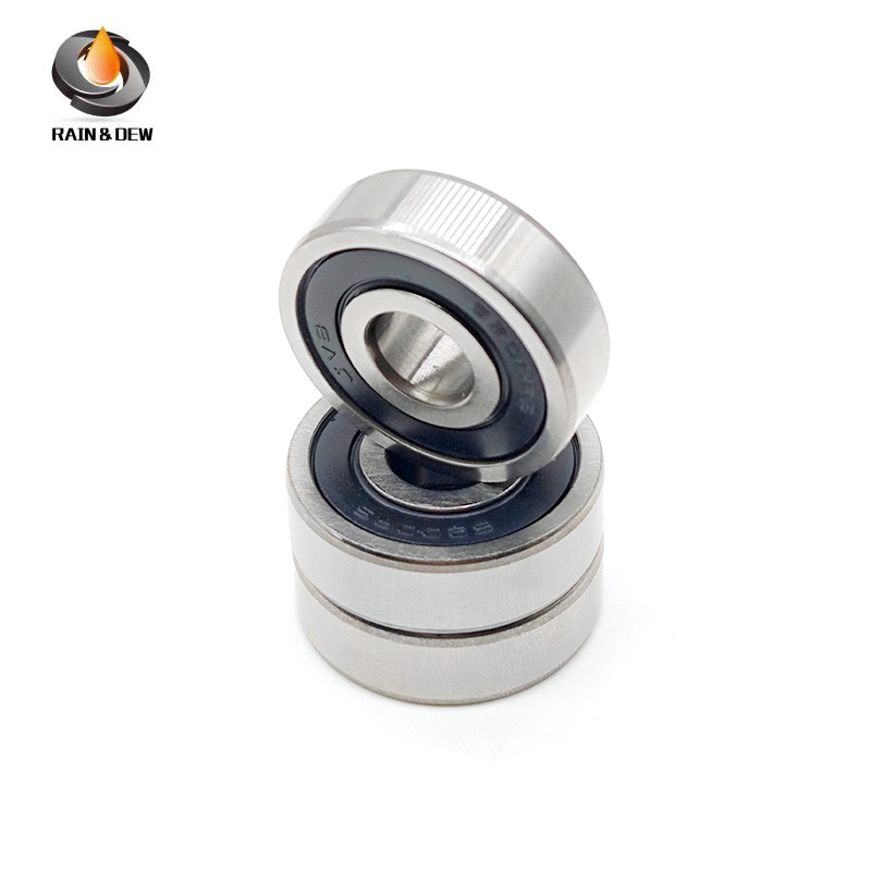 2PCS 6200RS 10X30X9 mm Deep Groove Bearing ABEC-7 Ball Bearings 6200-2RS 6200RZ 180200 RZ RS 6200 2R
