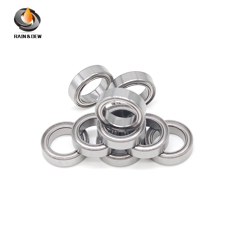 10PCS 6700ZZ 10x15X4 mm High Quality Miniature Rubber Seal Deep Groove Ball Bearing ABEC-7 6700