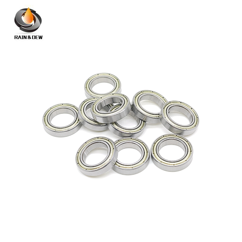 10Pcs 6802ZZ 15 x 24 x 5 mm High Quality ABEC-7 Deep Groove Ball Bearing