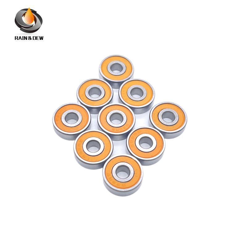 10PCS 683RS-Orange Miniature Bearing ABEC-7 3x7x3 mm 683-2RS Ball Bearings 618/3 RS 683 2RS With Ora