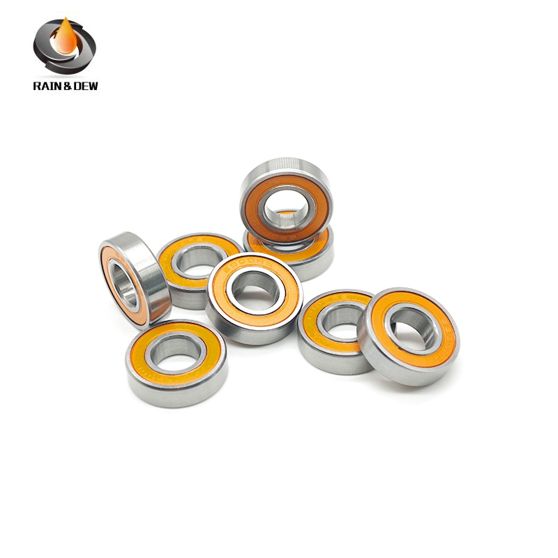 10PCS 6900RS-Orange Bearing 10x22x6 mm ABEC-7 Metric Thin Section Ball Bearings 6900 RS 2RS 6900-2RS