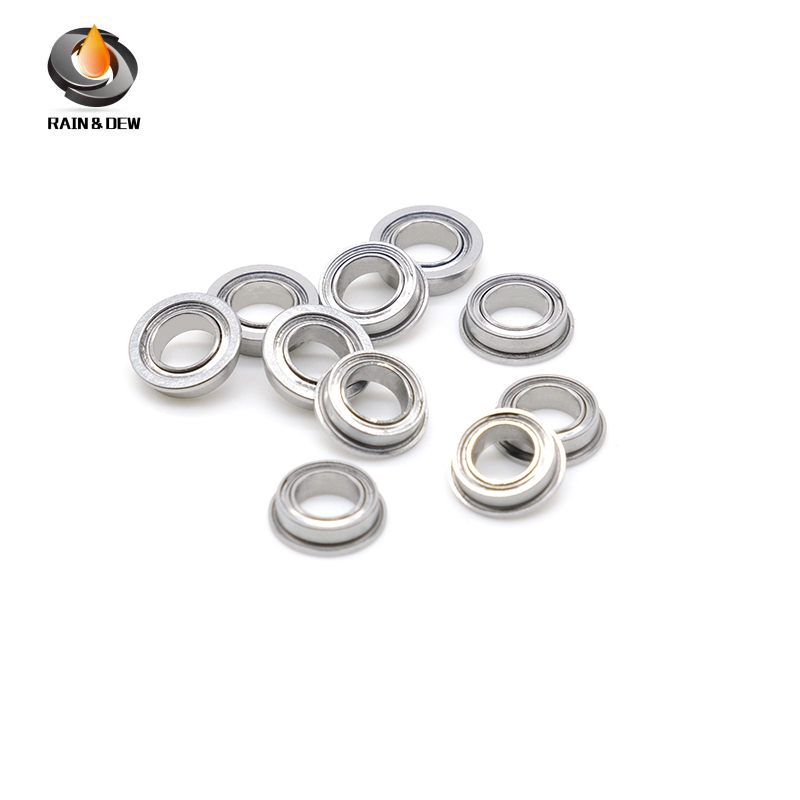 10PCS MF85ZZ 5X8X2.5 mm Flange Bearing ABEC-7 Flanged Ball Bearings MF85ZZ