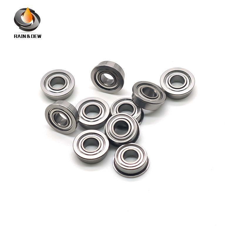 10PCS MF115ZZ 5x11x4 mm Flange Bearing Double Shielded Miniature Flanged MF115 Z ZZ Ball Bearings MF