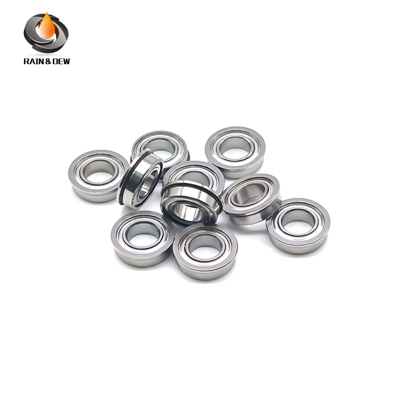 10PCS MF137ZZ Flange Bearing 7x13x4 mm ABEC-7 Miniature Flanged MF137 Z ZZ Ball Bearings