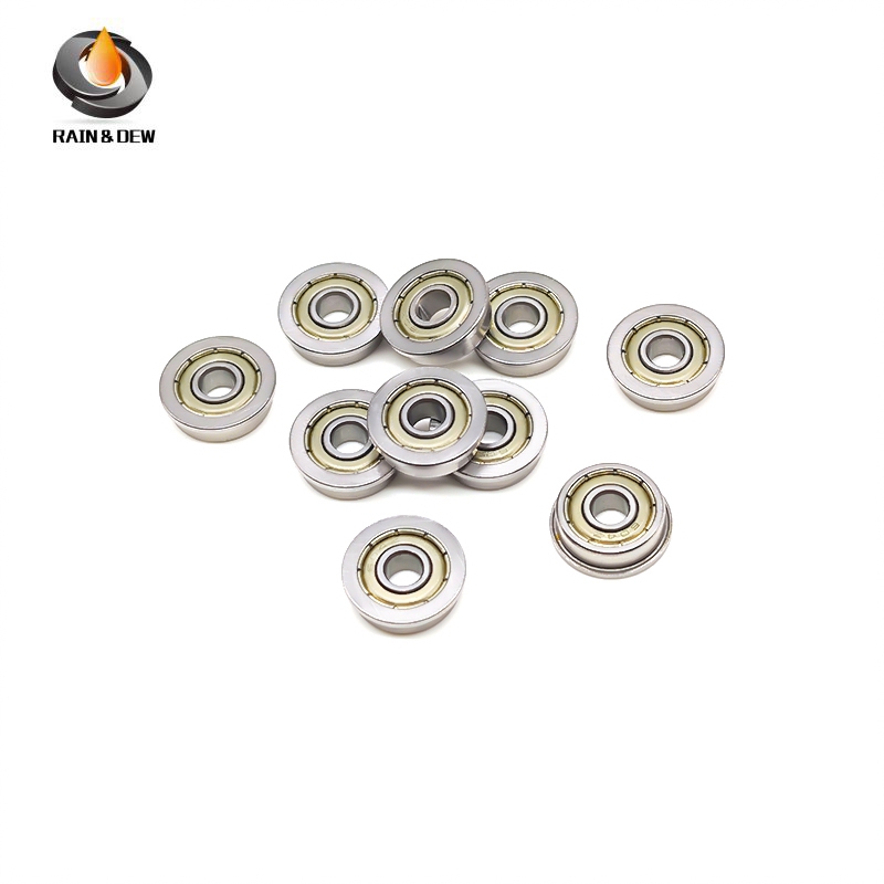 10Pcs F604ZZ Flange Bearing 4x12x4 mm 3D Printers Parts