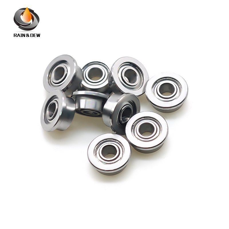 F623ZZ Flange Bearing 3x10x4 mm ABEC-7 ( 10 PCS ) Flanged F623 Z ZZ Ball Bearings