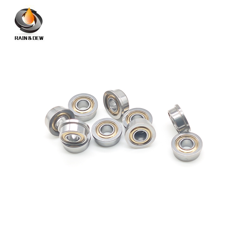 10PCS F684ZZ Flange Ball Bearing 4x9x4 mm 3D Printers Parts Deep Groove Pulley Wheel Bearings