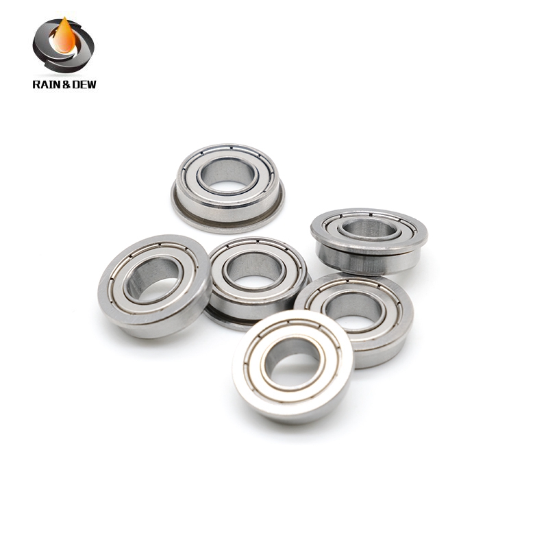 10PCS F689ZZ Flange Bearing 9x17x5 mm ABEC-7 Deep Groove Ball Bearings F618/9ZZ F689 Z ZZ