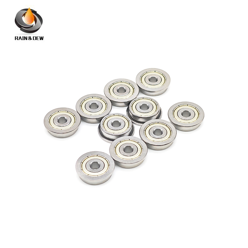 10PCS F635ZZ Flange Bearing 5x19x6 mm ABEC-7 F635 Z ZZ Flanged Ball Bearings