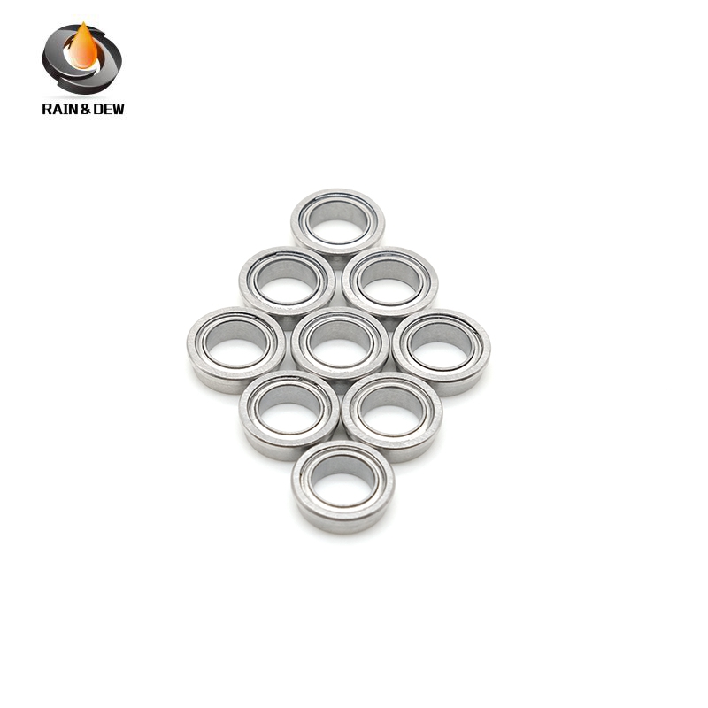 FR168ZZ Flange Bearing 6.35x9.525x3.175 mm ABEC-7 ( 10 PCS ) Inch Flanged FR168 Z ZZ Ball Bearings