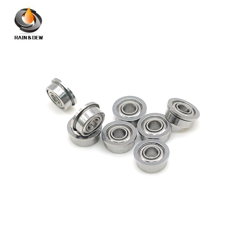 FR2-5ZZ Flange Bearing 3.175x7.938x3.571 mm ABEC-7 ( 10 PCS ) Inch Flanged FR2-5 Z ZZ Ball Bearings 