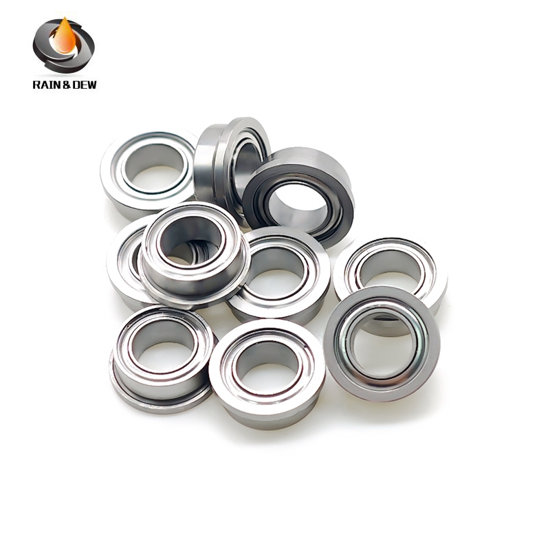 FR156ZZ Flange Bearing 4.762x7.938x3.175 mm ABEC-7 10PCS Inch Flanged FR156 Z ZZ DDRIF-5632ZZ Ball B