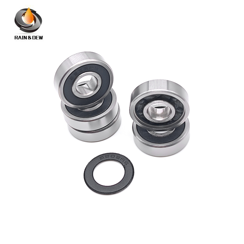 5PCS S609RS CB 9X24X7 mm Stainless SteelHybrid Ceramic Ball Bearing ABEC-7 Bicycle Bearing 9x24x7mm