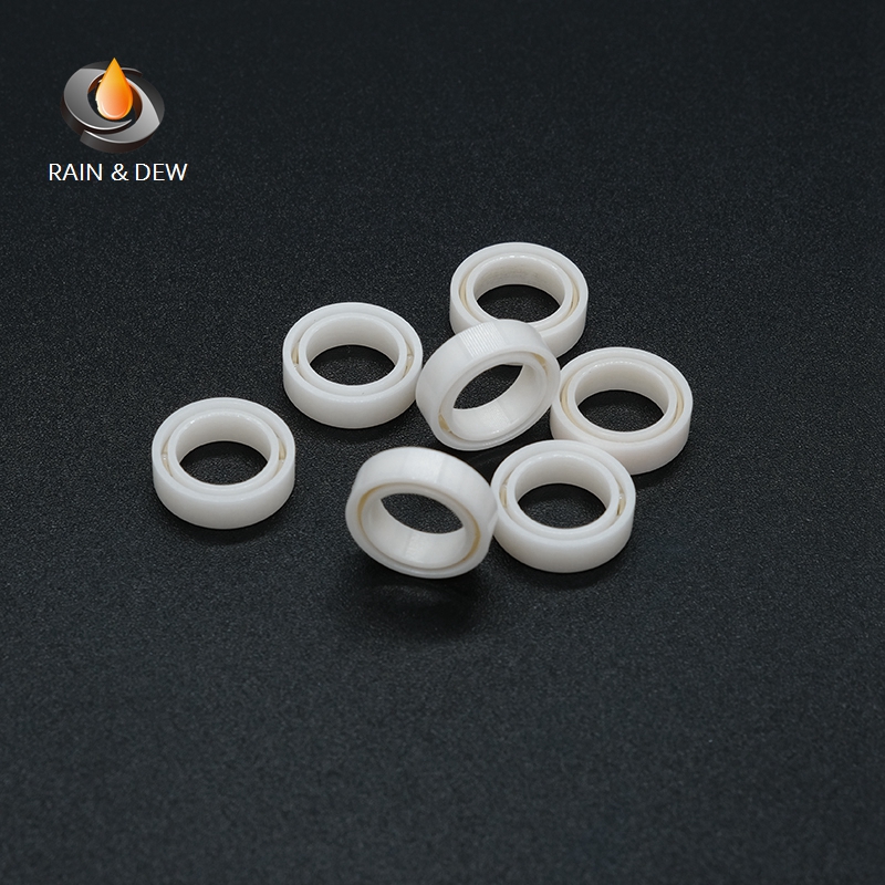 1Pcs MR128CE full Ceramic bearing  8X12X3.5 mm Zirconia ZrO2 Ceramic ball bearing MR63 MR74 MR84 MR8