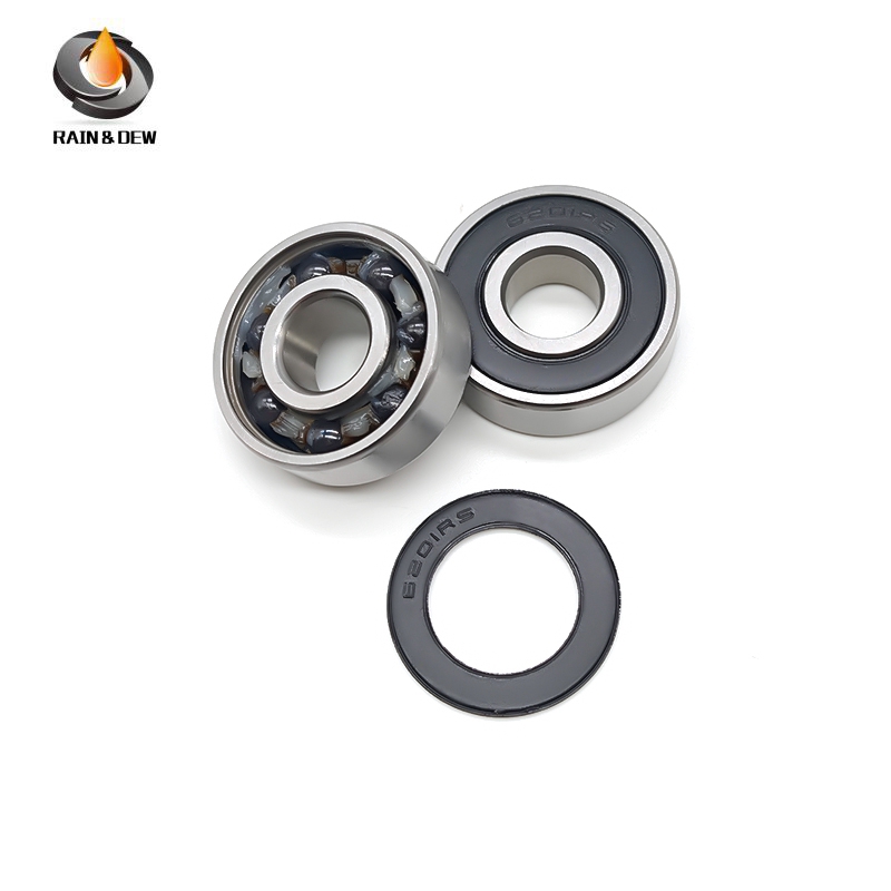 1PCS 6200RS CB Hybrid Ceramic Bearing 10x30x9 mm ABEC-7 6801 6802 6803 6804 6806 6900 6901 6902 6903