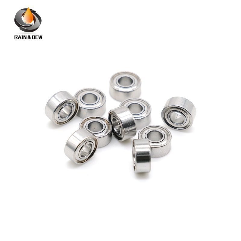 10PCS 4X10X4 mm SMR104ZZ Stainless Steel Bearing ABEC-9