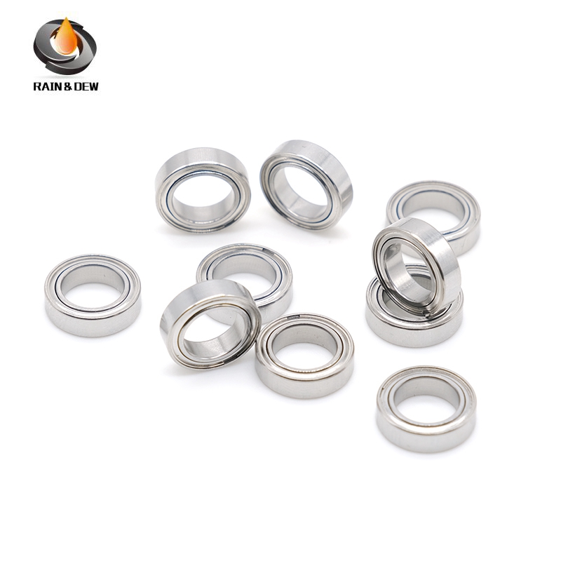 10PCS SMR117ZZW2.5 bearings 7x11x2.5 mm ABEC-7 stainless steel ball bearings open structure