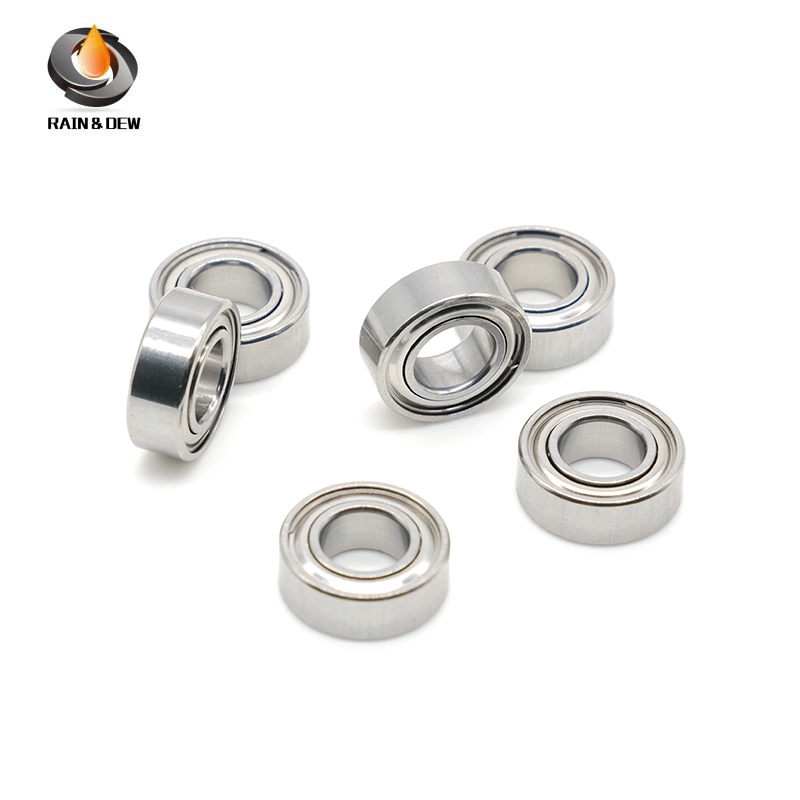 S687ZZ Bearing ABEC-7 10PCS 7x14x5 MM Miniature Stainless Steel S687Z Ball Bearings S618/7ZZ