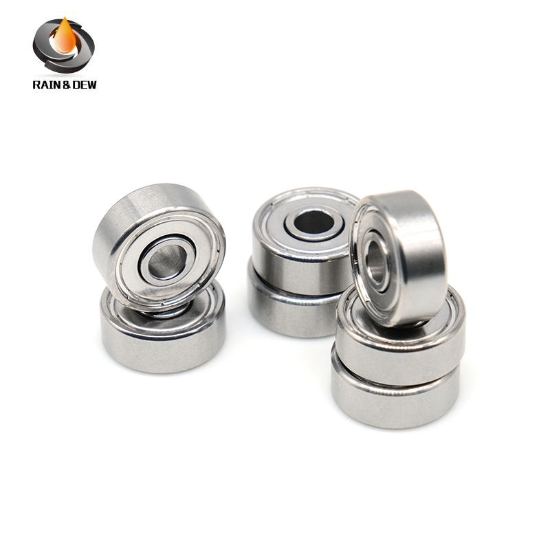 10PCS S624ZZ 4x13x5 mm Stainless Steel Bearing ABEC-7