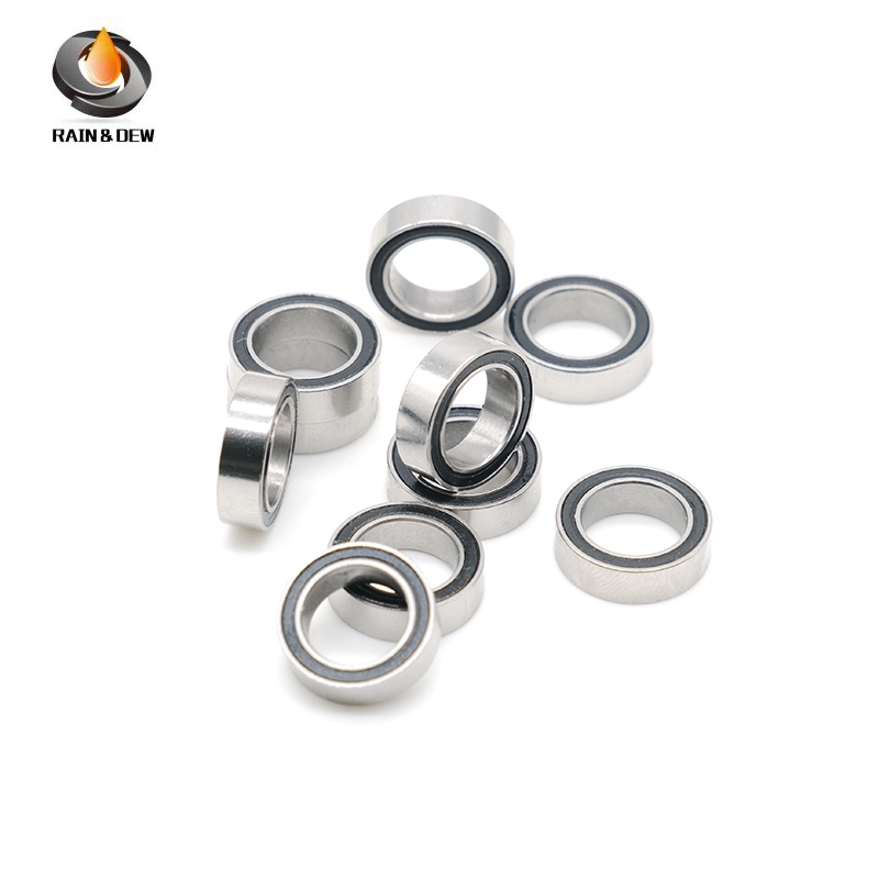 SMR128RS Stainless Bearing ABEC-7 (10PCS) 8*12*3.5mm Miniature SMR128-2RS Ball Bearings RS SMR128 2R