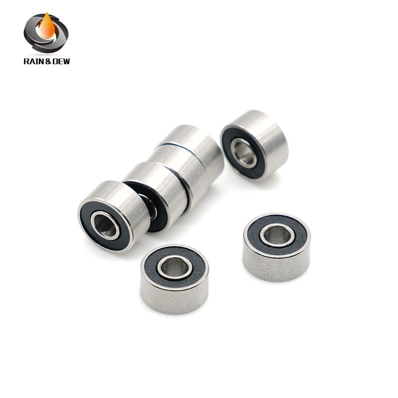 Stainless Steel Deep Groove Ball Bearing 10PCS S693RS 3x8x4 mm ABEC-7 Bearings 693-2RS S693-2RS S693