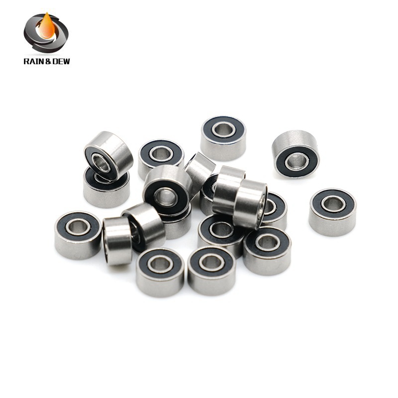 10PCS S683RS 3X7X3 mm Bearing ABEC-7 440C Roller Stainless Steel S683-2RS Ball Bearings