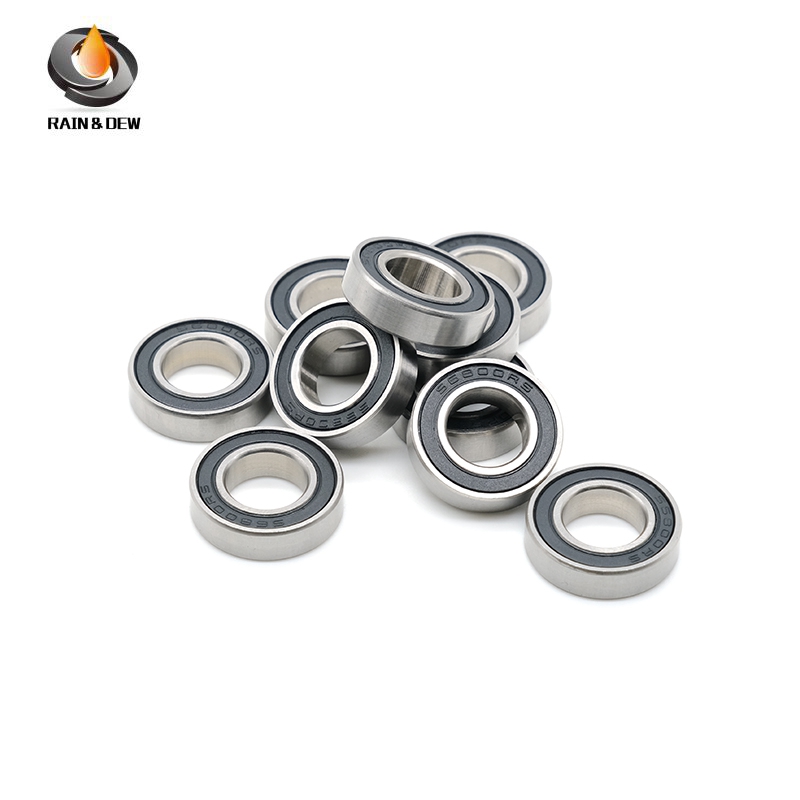 10PCS S6800RS 10x19x5 mm Sell Hot High Quality Corrosion Resist Stainless Sealed Deep Groove Ball Be