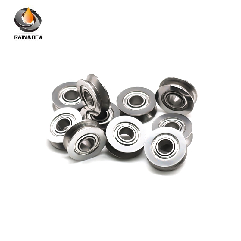 1PCS V/U Groove Guide Pulley Sheave Sealed Rail Bearing SV3-14ZZ 3X14X4 mm For Rail Track Linear Mot