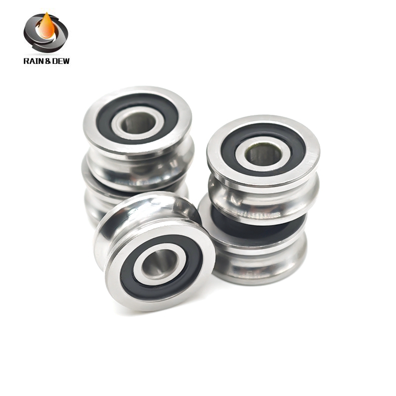 5PCS SG15 5x17x8/9.75 mm Groove Ball Bea