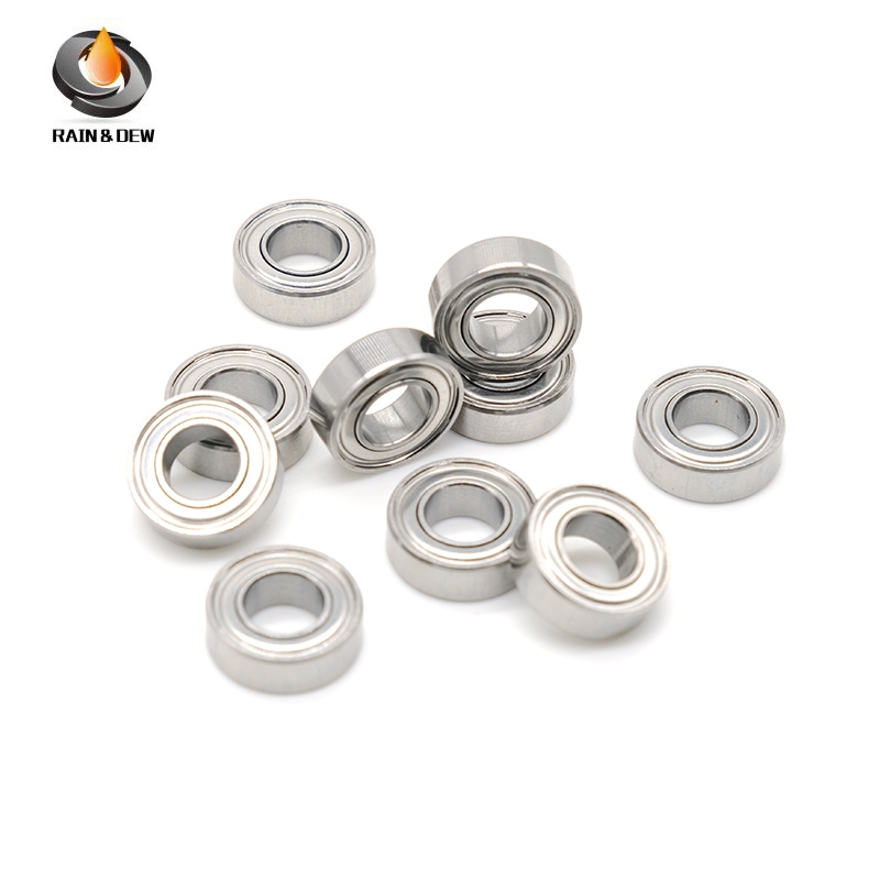 10PCS High-Speed Small Bearing  MR125ZZ  5x12x4mm Precision Bearing ABEC-7 For Toy Motor Model MR52Z