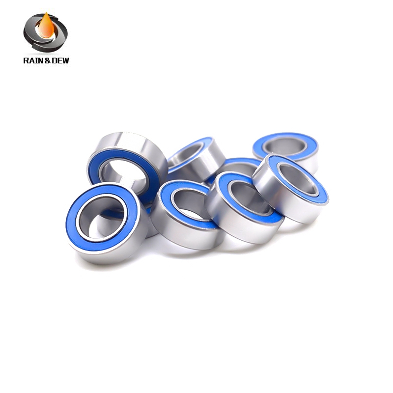 10PCS MR95RS-Blue  5X9X3 mm Bearing ABEC-7 Miniature Ball Bearings Blue Sealed Bearing 608RS 6701RS 