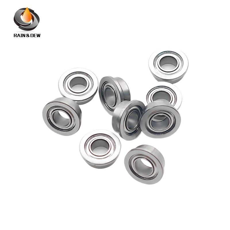 Fanged bearings These 10PCS MF63ZZ deliver ABEC-7 precision MF63 MF74 MF105 MF106 MF115 MF128 MF137 
