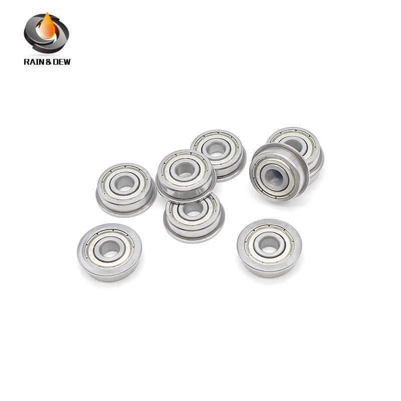 10Pcs F624ZZ 4X13X5 mm Flange Ball Bearing ABEC-7 Flange Ball Bearing ABEC-7 MF52ZZ MF106ZZ F685ZZ  