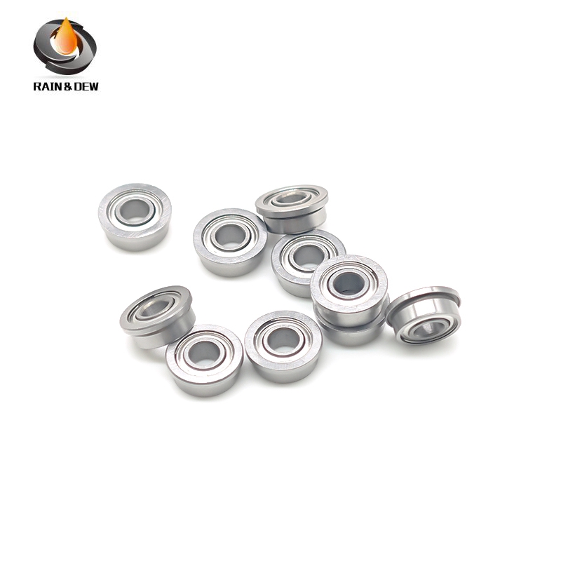 10Pcs F683ZZ 3X7X3 mm Flange Ball Bearing ABEC-7 Flange Ball Bearing ABEC-7 MF52ZZ MF106ZZ F685ZZ  F