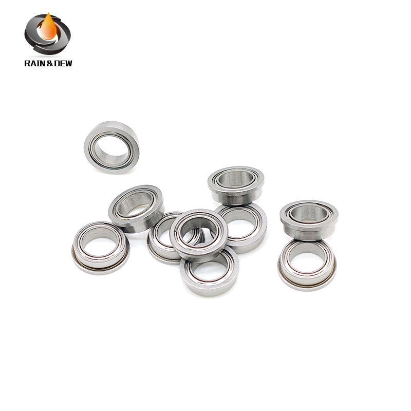 FR188ZZ Flange Bearing 6.35x12.7x4.762 mm ABEC-7 ( 10 PCS ) Inch Flanged  Ball Bearings Contains Mul