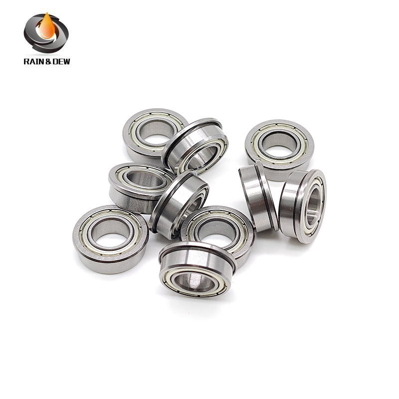 1PCS F63800ZZ 10X19X7 mm Flange Deep Gro