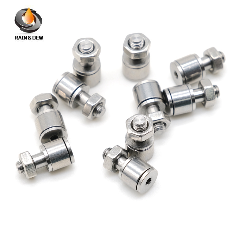 1Pcs CFS2.5V Stud Type Cam Follower Bearings  SUS304 Stainless Roller Track Runner Bearing M2.5X5X9.