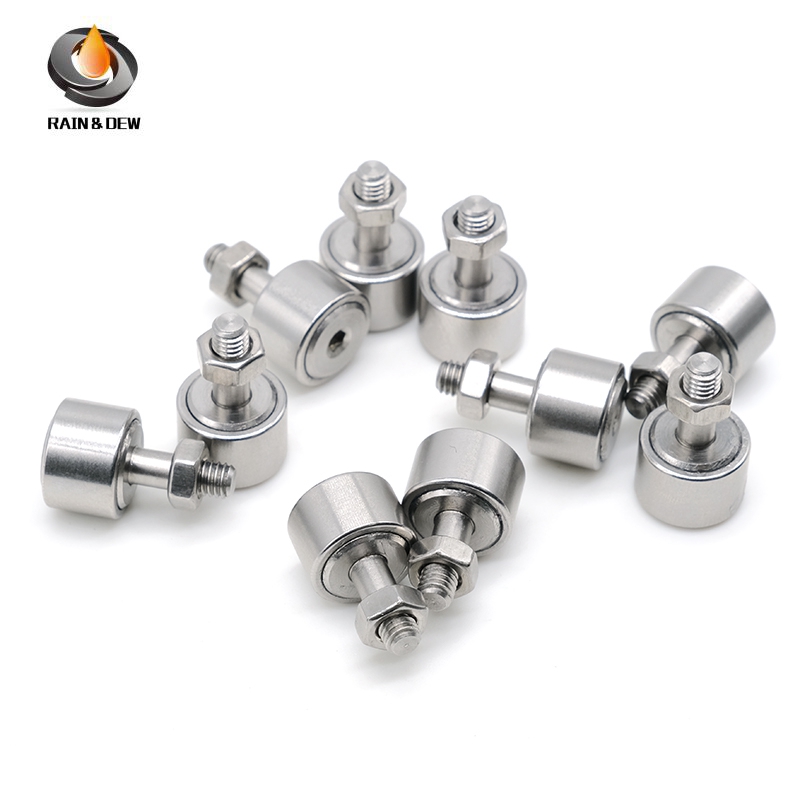 1Pcs CFS5V Stud Type Cam Follower Bearings SUS304 Stainless Roller Track Runner Bearing M5X10X18mm