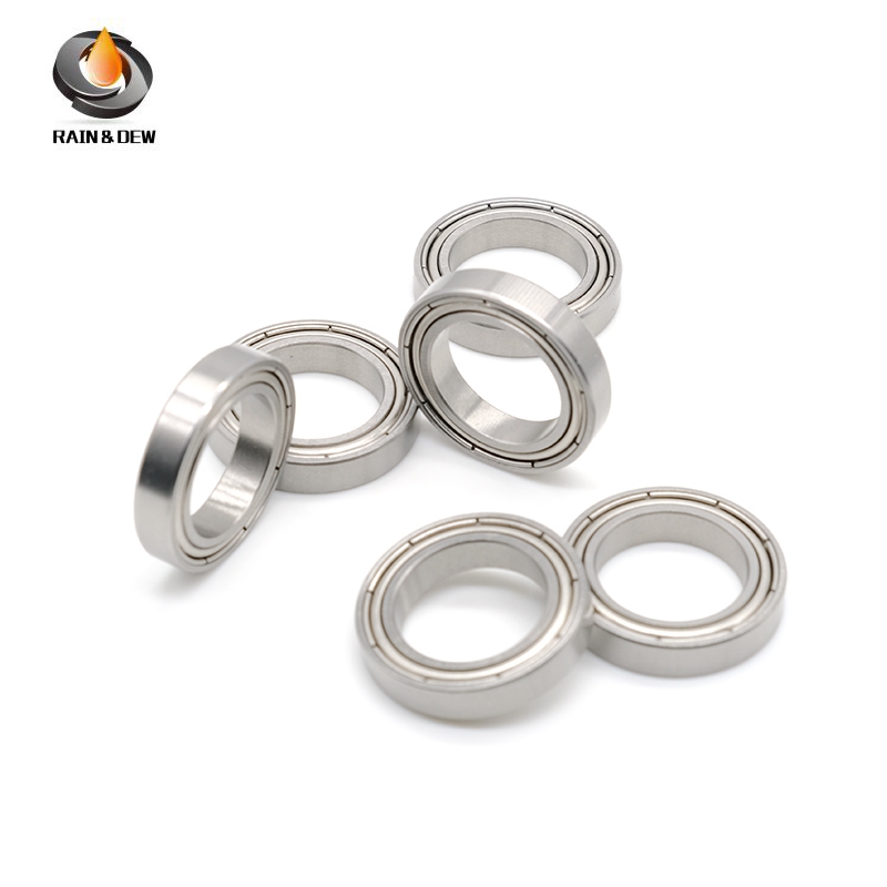 Non-Magnetic Stainless Steel Bearing, S6803ZZ	17X26X5 mm, SUS304 Material, Corrosion Resistant, Doub