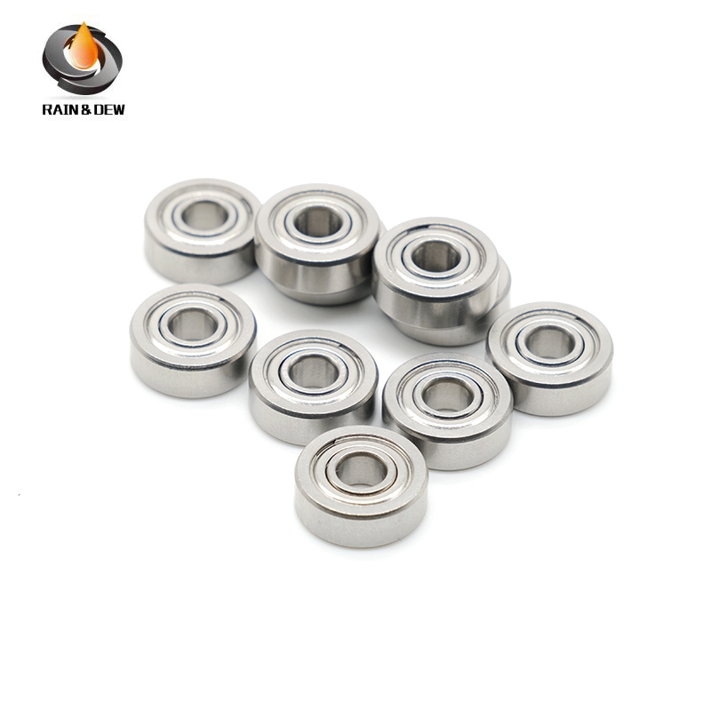 Non-Magnetic Stainless Steel Bearing, S604ZZ  4X12X4 mm, SUS304 Material, Corrosion Resistant, Doubl