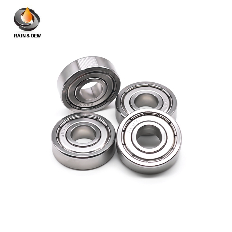 Non-Magnetic Stainless Steel Bearing, S609ZZ  9X24X7 mm, SUS304 Material, Corrosion Resistant, Doubl