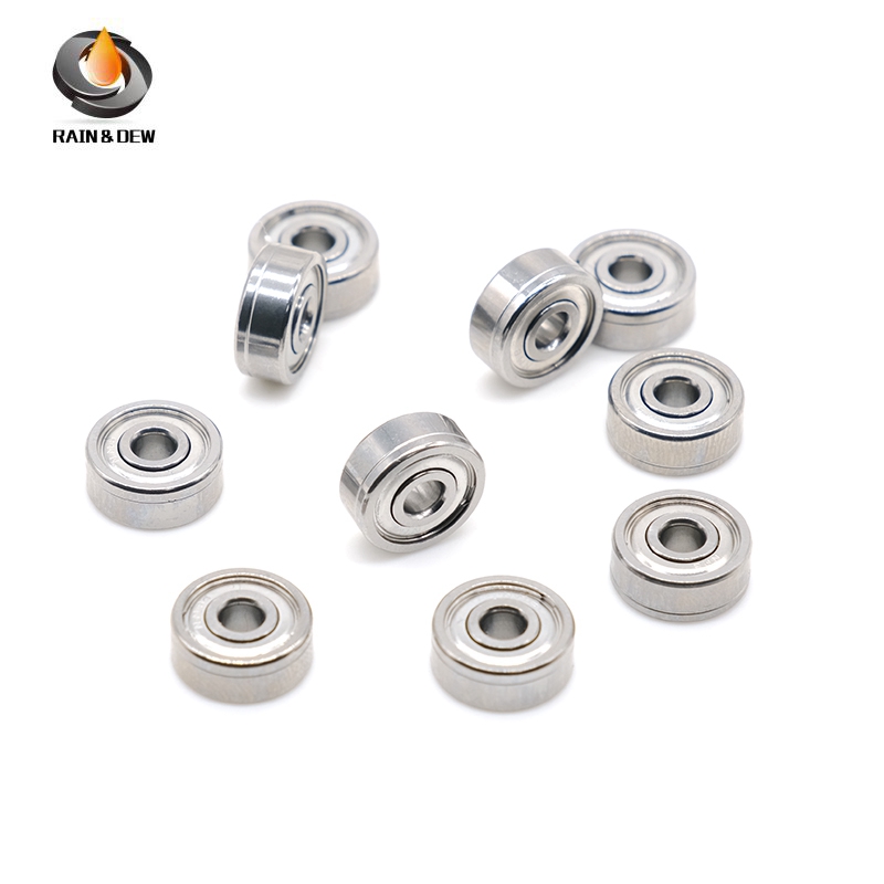 Non-Magnetic Stainless Steel Bearing, S623ZZ  3X10X4 mm, SUS304 Material, Corrosion Resistant, Doubl