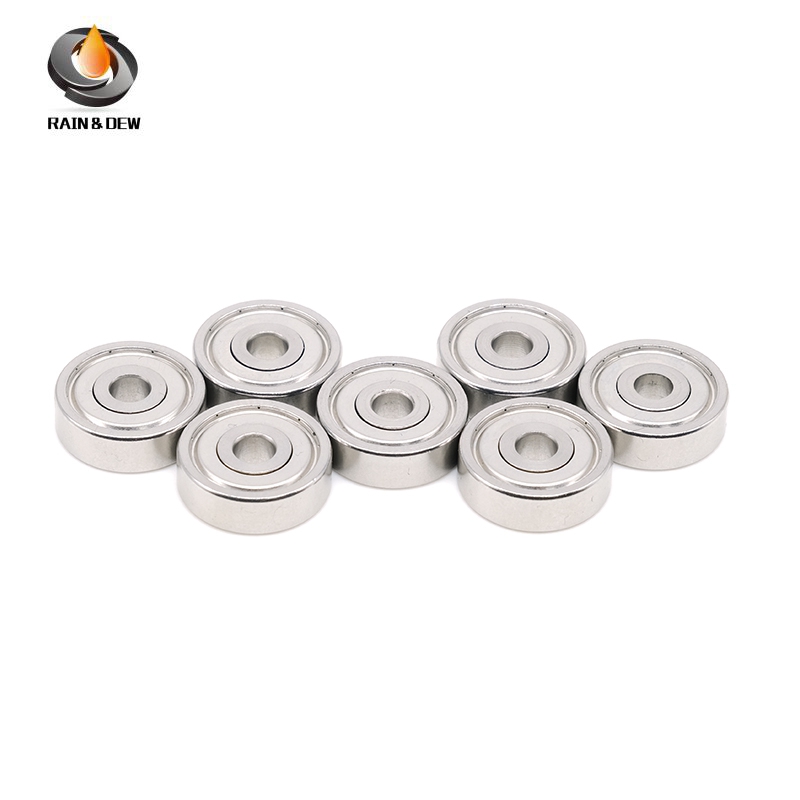 Non-Magnetic Stainless Steel Bearing, S637ZZ  7X26X9 mm, SUS304 Material, Corrosion Resistant, Doubl