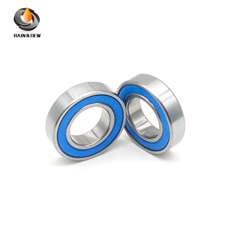 10PCS 6902RS-Blue Miniature Ball Bearings With Blue Sealed 6902RS 15x28x7mm Bearing ABEC-7